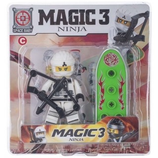 Фигурка-конструктор Magic Ninja3 Space Baby SB1041 в ассортименте